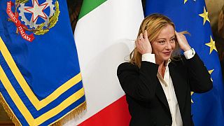 Giorgia Meloni, Première ministre italienne, le 23 octobre 2022, Rome