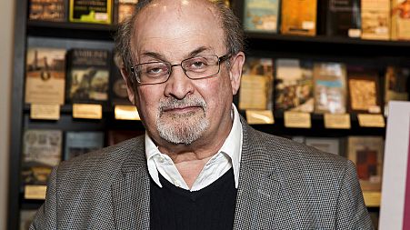 Author Salman Rushdie at a signing for his book 'Home', in London, June 6, 2017