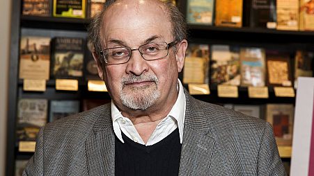 Author Salman Rushdie at a signing for his book 'Home', in London, June 6, 2017