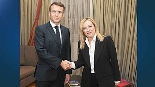 French President Macron meets Italian PM Giorgia Meloni on Sunday, October 23, 2022