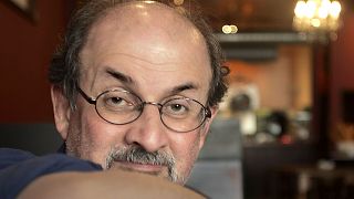 Foto de archivo de Salman Rushdie