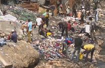 Müllsammler in Kenia