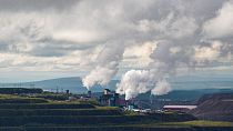 The iron mine of Swedish state-owned mining company LKAB  is pictured at Sweden's northernmost town of Kiruna, situated in Norrbotten County, Sweden, on August 25, 2021.