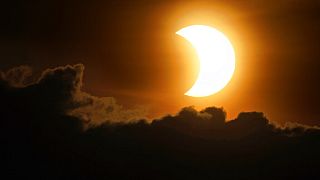 Partielle Sonnenfinsternis im Juni 2021 über New York