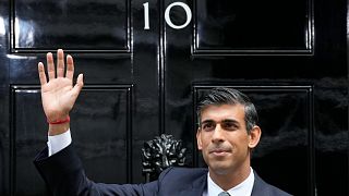 Rishi Sunak outside 10 Downing Street