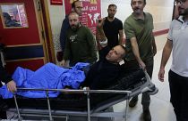 Yaralanan Filistinliler, Nablus kentindeki Rafidia Hastanesi'ne kaldırıldı.