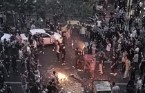 Teheráni tüntetés az iszlamista rezsim ellen