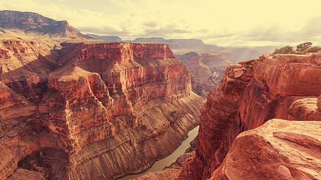 The Grand Canyon. Five tourists are trapped underground in the Canyon's largest dry cave