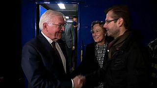 Le président allemand arrive à Kyiv