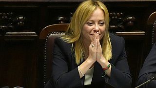 Giorgia Meloni à la Chambre des députés (25/10/22)