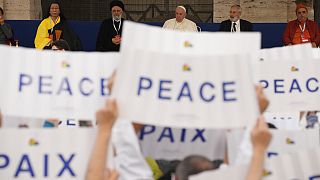 Conferência de líderes religiosos para a promoção da paz no mundo, que decorreu no Coliseu de Roma