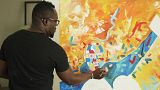 Angolalı sanatçı Guilherme Mampuya kendine özgü tarzıyla Afrika'ya iz bırakıyor