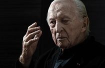 Pierre Soulages in 2019, the year the Paris Louvre honoured him with a retrospective