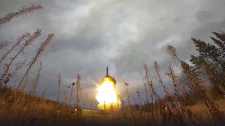 Start einer russischen Rakete 