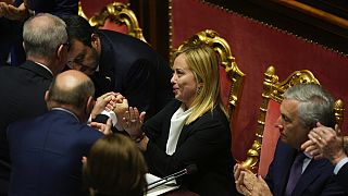 Giorgia Meloni au Sénat