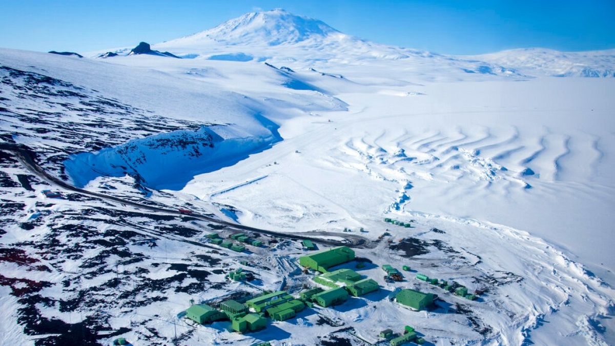 New Zealand's Scott Base in Antarctica. 