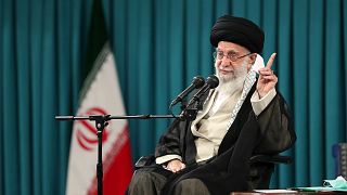 الزعيم الإيراني آية الله علي خامنئي.