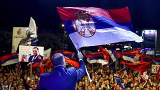 Le nationaliste prorusse Milorad Dodik devant ses partisans - 25.10.2022