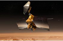 صورة توضيحية لوكالة ناسا لمركبة استطلاع  فوق كوكب المريخ