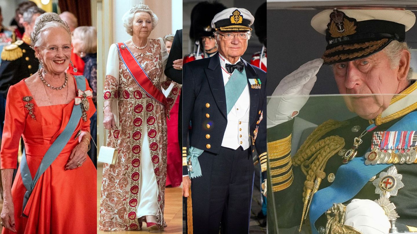 The kings and queens of modern monarchies 