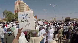 Sudanese demonstrate against UN mediation efforts