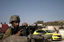 جنود إسرائيليون في الضفة الغربية قرب نابلس 