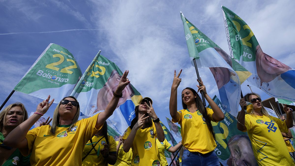 Apoiantes de Jair Bolsonaro