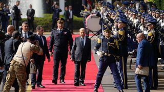 Ein Tag vor Ende seiner Amtszeit: Michel Aoun räumt den Präsidentenpalast in Baabde.