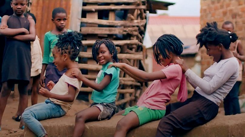 Ugandan Children Dancing