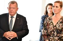 مته فردریکسن و  لارس لوکه راسموسن، نخست وزیران فعلی و سابق دانمارک
