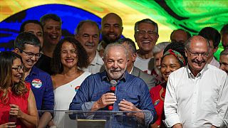 Luiz Inácio Lula da Silva, presidente electo de Brasil, tras su victoria.