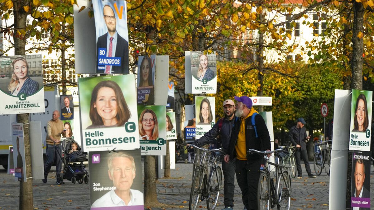 Választási plakátok Koppenhágában