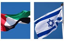 پرچم اسرائیل و امارات از کانوا