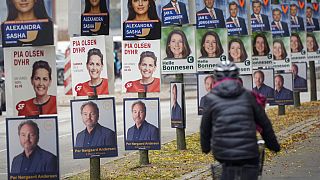 Wahlkampfplakate in Kopenhagen