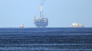 Libya açıklarında ENI tarafından işletilen bir petrol platformu / Arşiv