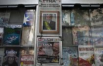 Manchetes de jornais brasileiros no rescaldo das eleições