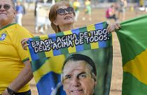 Eine Bolsonaro-Anhängerin