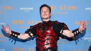 Elon Musk attends Heidi Klum's 21st annual Halloween party at Sake No Hana at Moxy Lower East Side on Monday, Oct. 31, 2022, in New York.