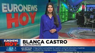 Blanca Castro presenta este martes Euronews Hoy.