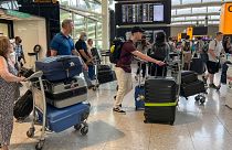Since July, Heathrow airport has limited the number of  outgoing passengers to 100,000 per day.