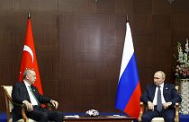 Incontro Erdoğan-Putin, ad Astana. Era il 13 ottobre 2022.