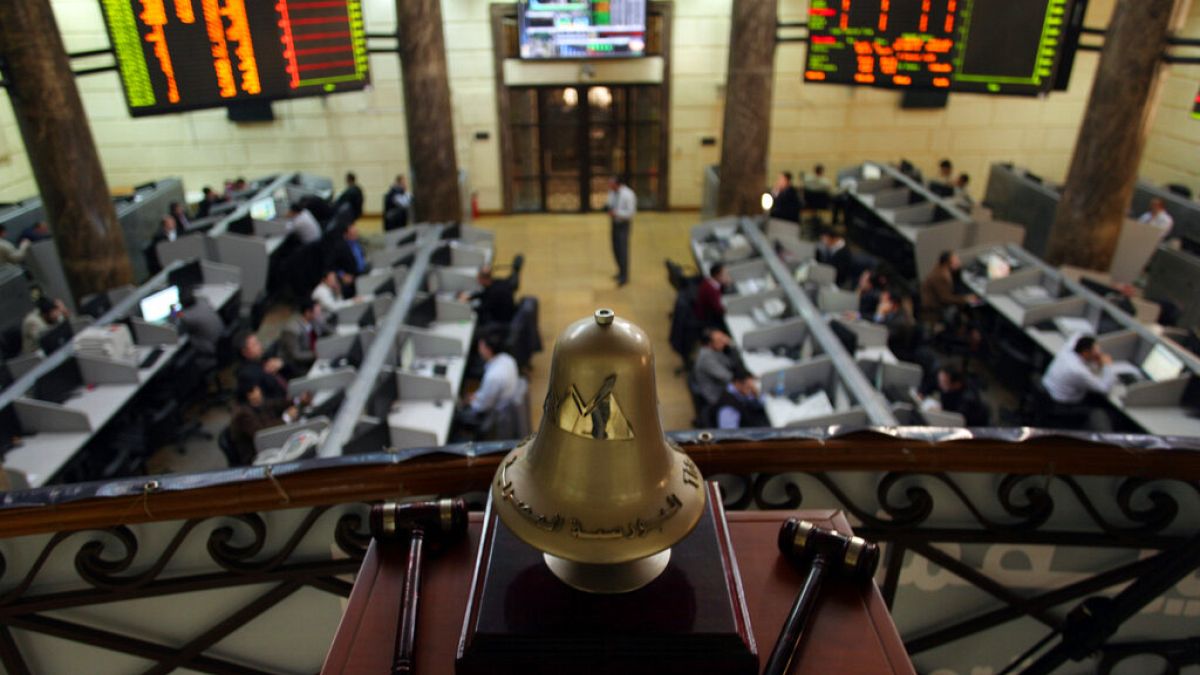 سوق الأوراق المالية في القاهرة، مصر، الأربعاء 2 يناير 2013 
