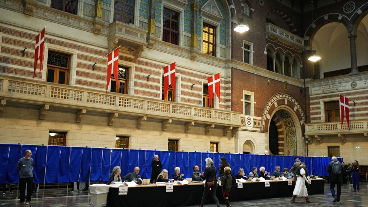 Εκλογικό κέντρο στην Κοπενχάγη