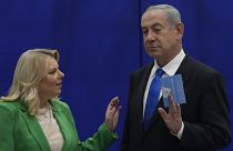 Биньямин Нетаньяху с женой Сарой