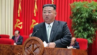 كيم جونغ أون رئيس كوريا الشمالية.