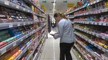 Los pasillos de un supermercado en Grecia