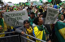 Jair Bolsonaro hívei a választási eredmény ellen tüntetnek