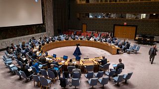 اجتماع لأعضاء مجلس الأمن لمناقشة تهديدات السلام والأمن الدوليين في مقر الأمم المتحدة، الاثنين 31 أكتوبر 2022