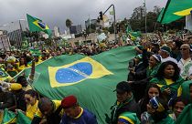 Az alulmaradt jobboldali elnök hívei Rio de Janeiróban