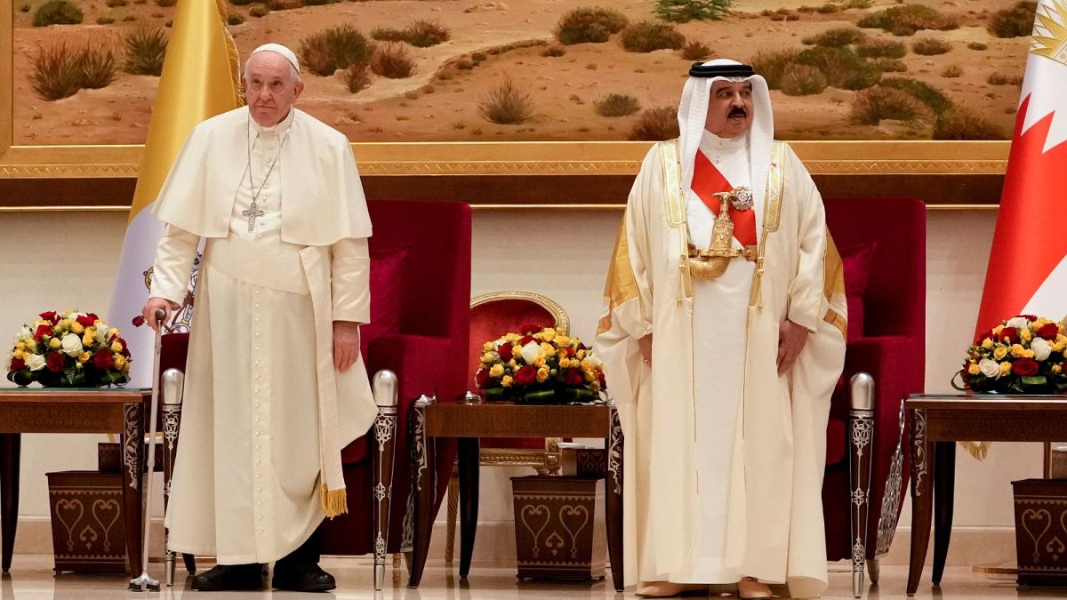 پاپ فرانسیس و پادشاه بحرین